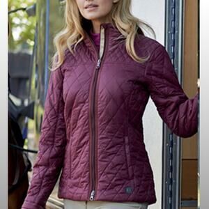 Noble Outfitters Equestrian Women’s XL jacket zippered purple outdoor